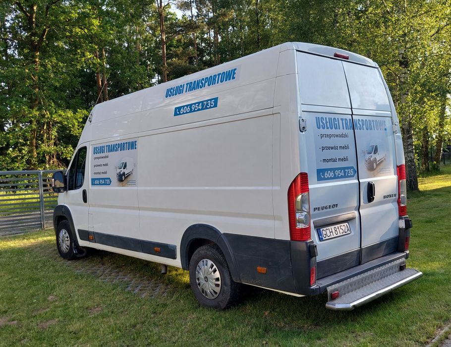 Przeprowadzki, usługi transportowe, montaż mebli, profesjonalnie.