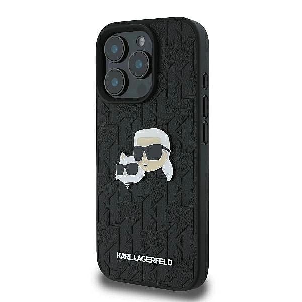 Etui Karl Lagerfeld Monogram Karl & Choupette Head Pin na iPhone 16 Pr