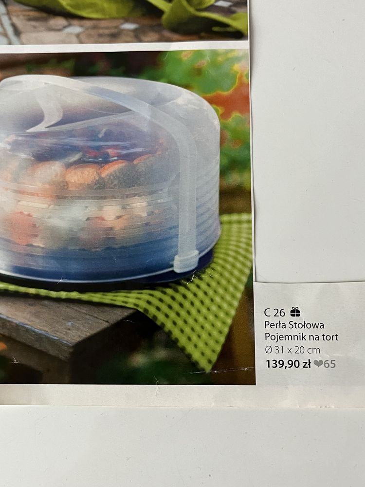 Pojemniki na ciasto Tupperware
