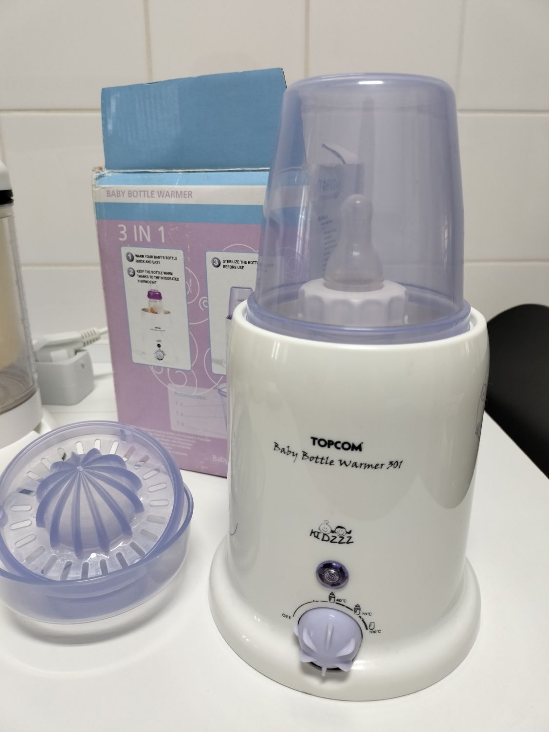 Aquecedor /Esterilizador de biberão 3 em 1