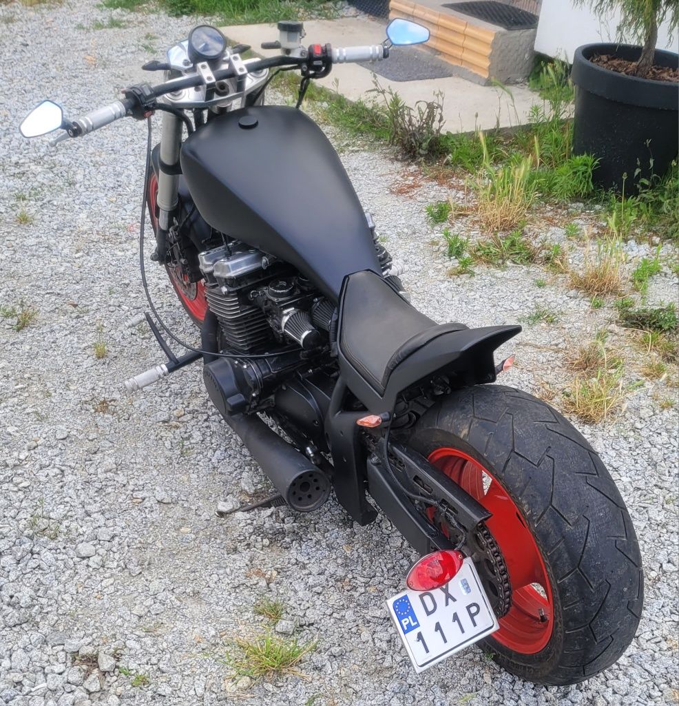 Motocykl Symuzuki GSX1100EF 1984r., BOBBER, CUSTOM , PRZEROBION
