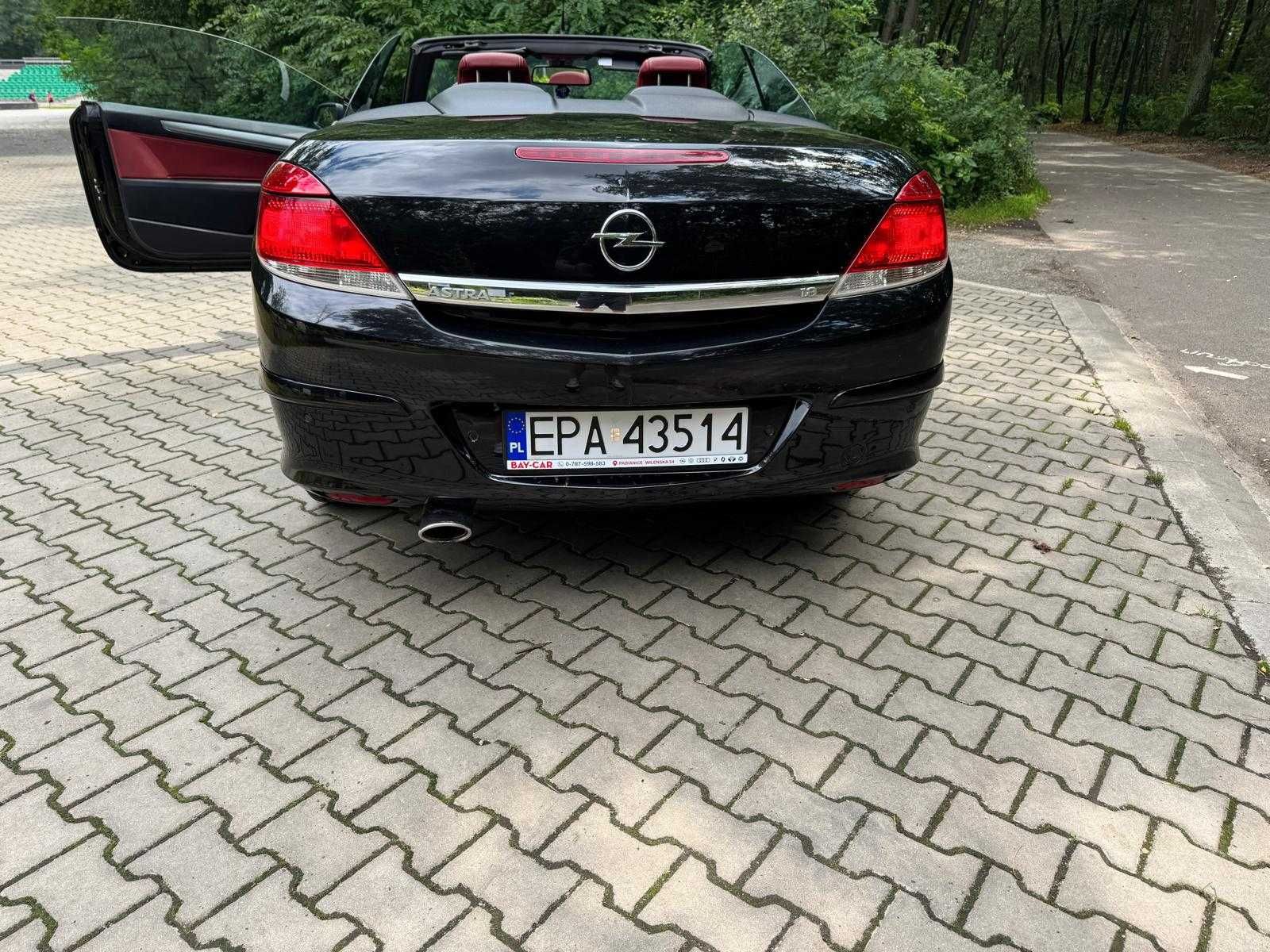 Opel Astra H TwinTop Cabrio 1.8 Benzyna | Cosmo | Czerwona Skóra