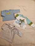 Bluzki z długim i krótkim rękawem, polo, bluza z kapturem 62 (7 sztuk)