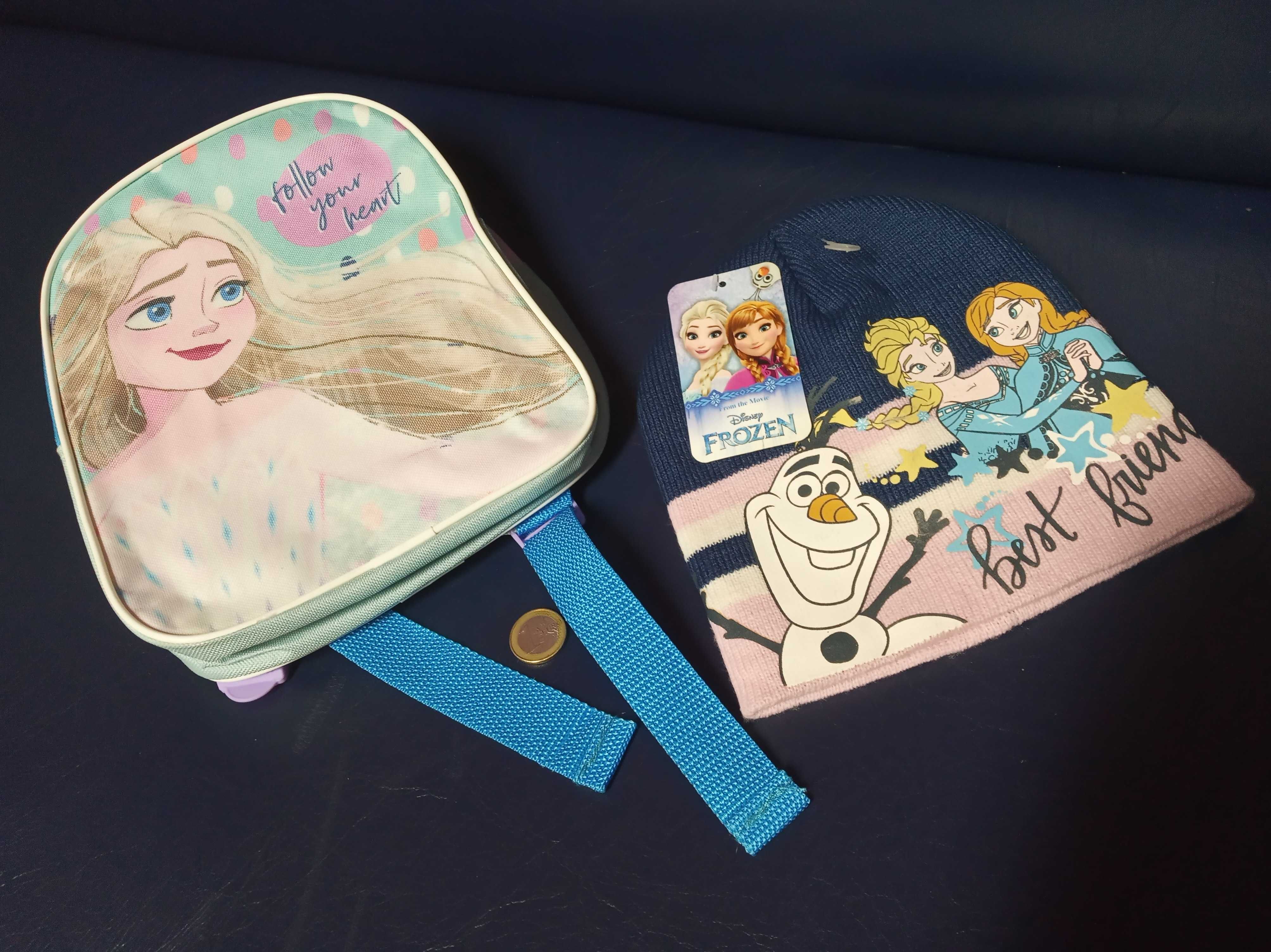 Mochila + Gorro Frozen Disney Criança