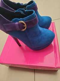 Botas mulher bicolor