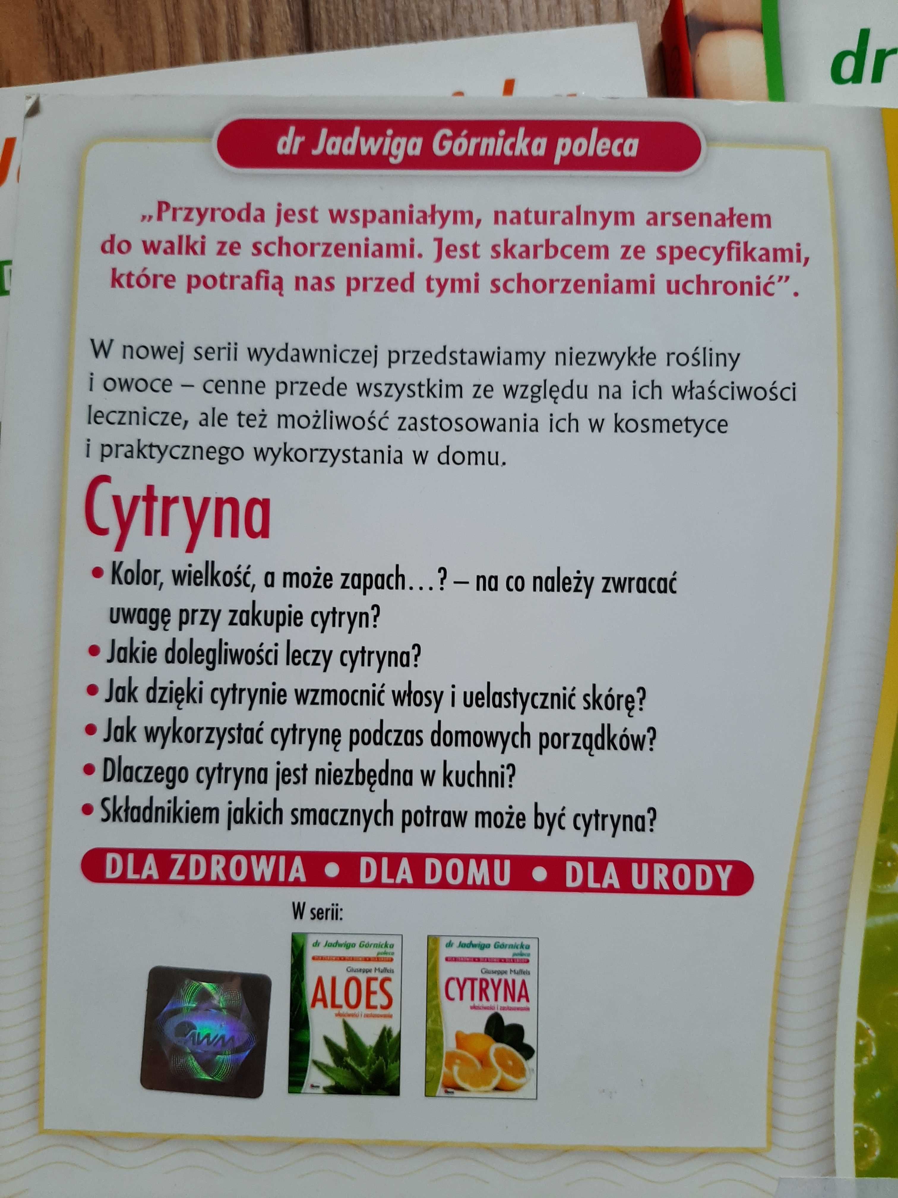 Dr. Jadwiga Górnicka. Cytryna