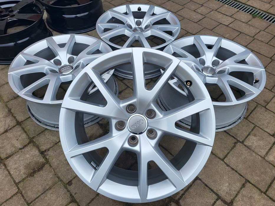 Alufelgi oryginał Audi 7.5Jx18 et37 cb66.6 srebrne