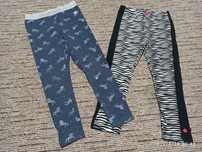Zestaw komplet dwie pary legginsy Coccodrillo 98