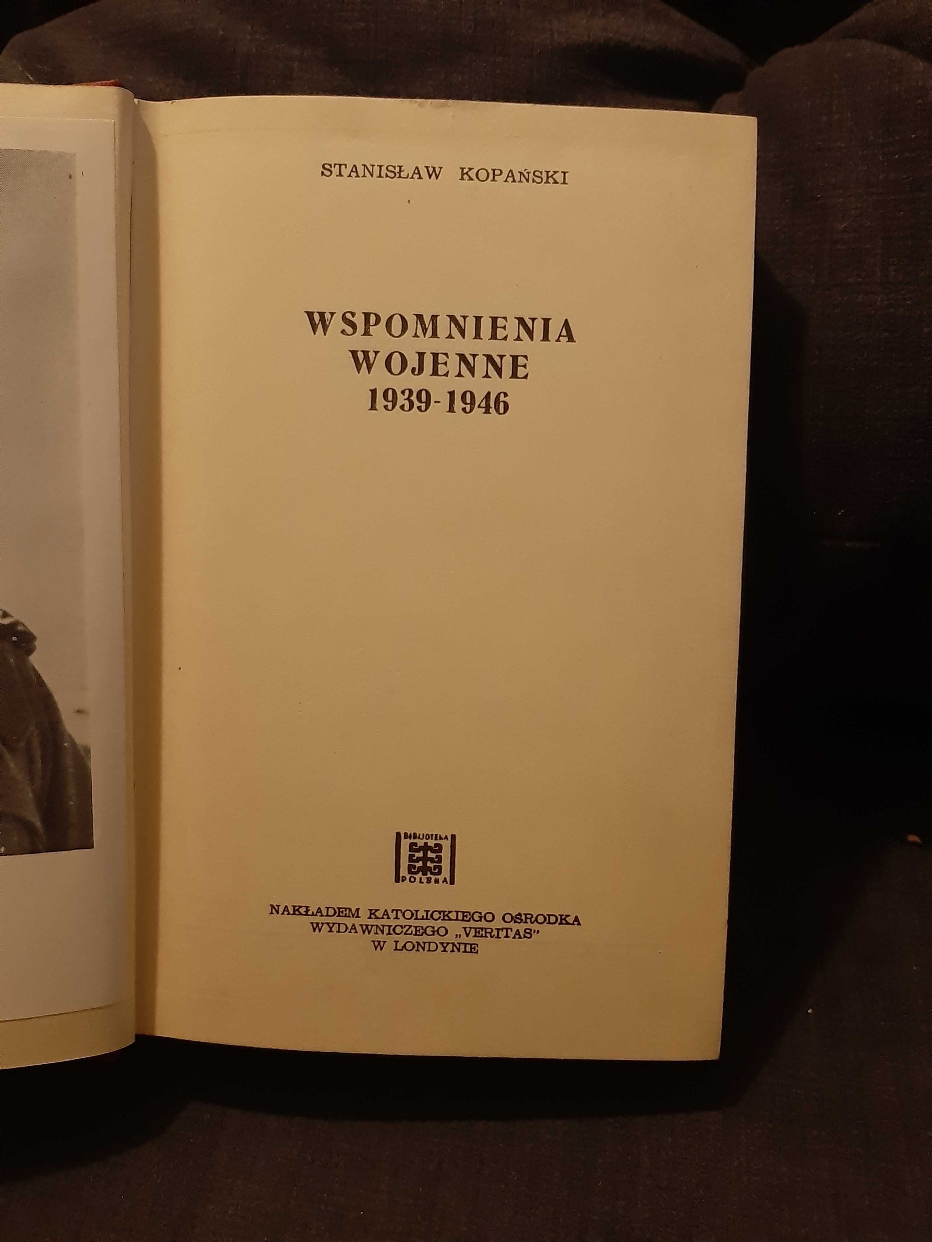 S. Kopański " Wspomnienia wojenne 1939 - 1946 " ... UNIKAT  ~~