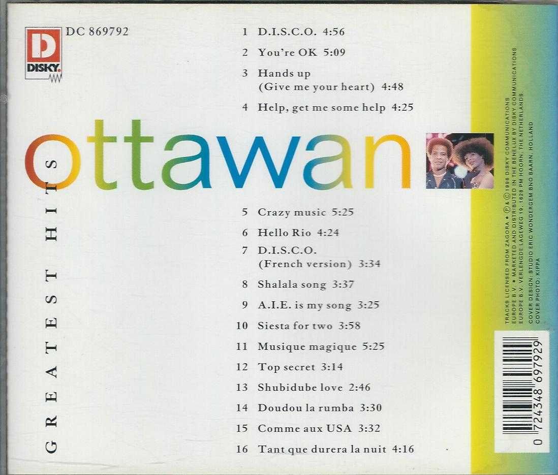 CD Ottawan - Greatest Hits (1996)