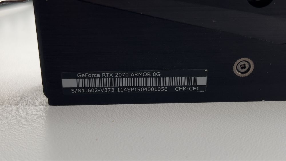 Відеокарта MSI PCI-Ex GeForce RTX 2070 Armor OC 8GB GDDR6 (256bit)