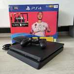 PS4 SLIM 1TB GWARANCJA pełny zestaw z pudełkiem konsola Wrocław ps 4