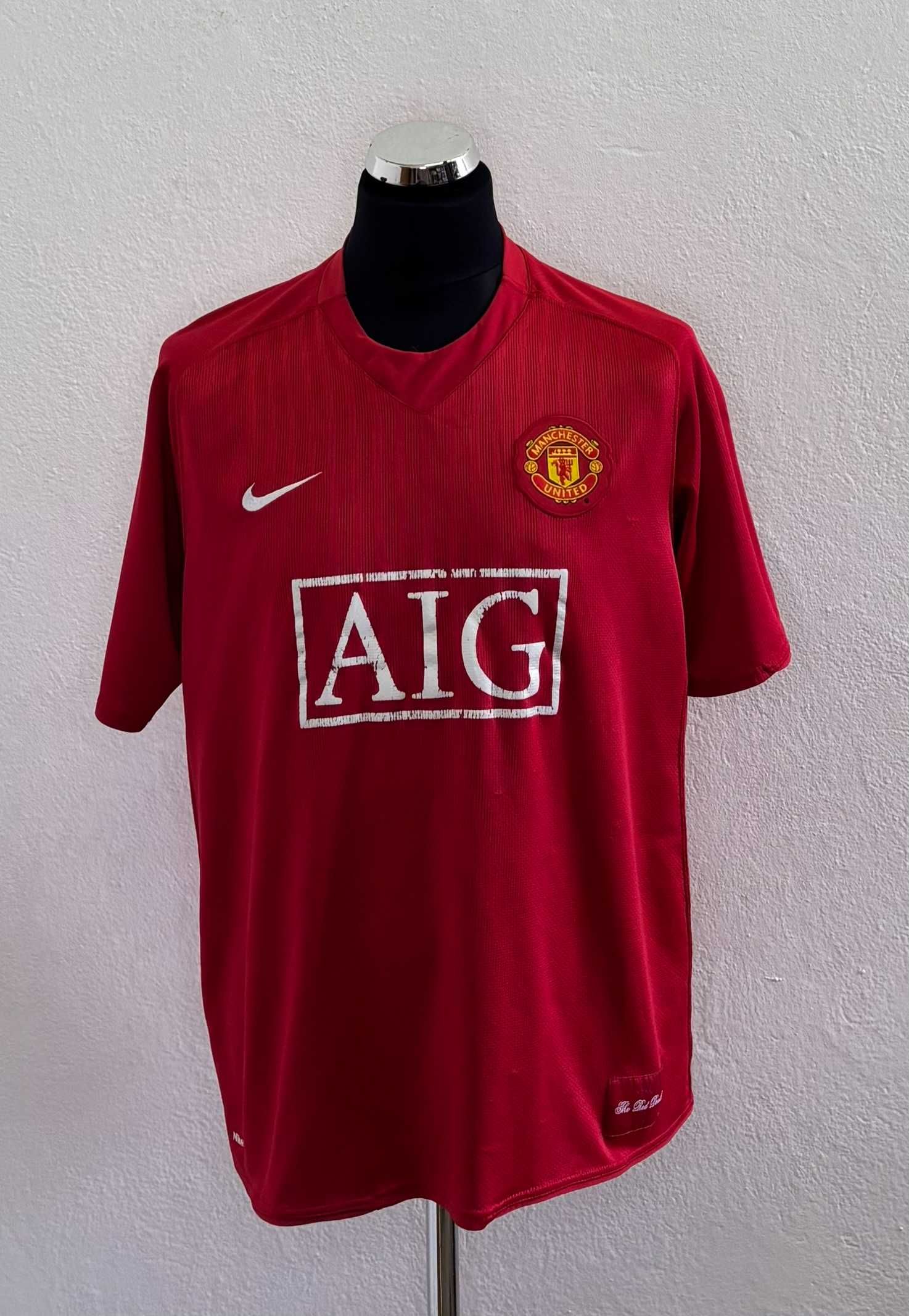 Koszulka Piłkarska Manchester United 2007/2008 Nike Roz. L