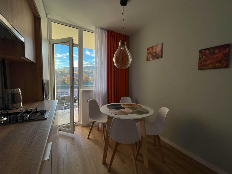 м.Яремче, Карпати, 1к. сучасна квартира, гори, річка, помісячно, центр