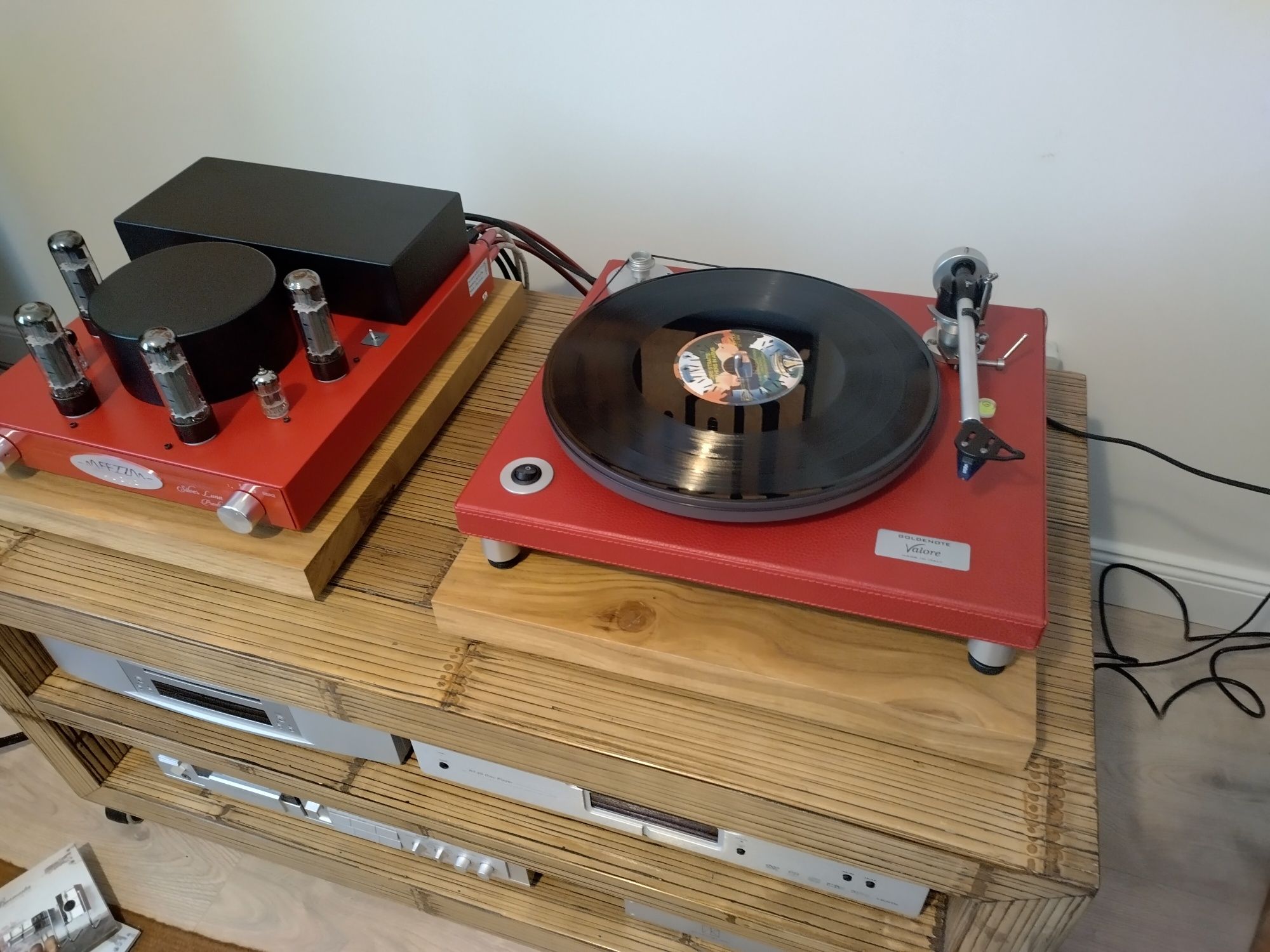 Gramofon Goldenote Valore Gold Note Ortofon Blue