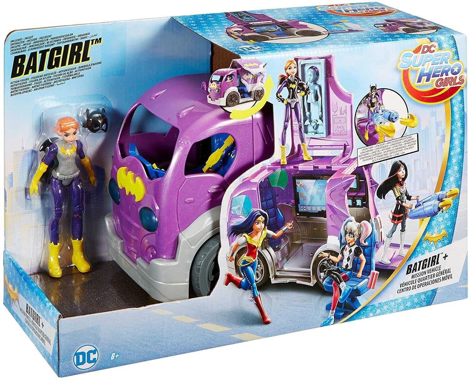 Набор супер героев Mattel DC Super Hero Girls Batgirl & Vehicle