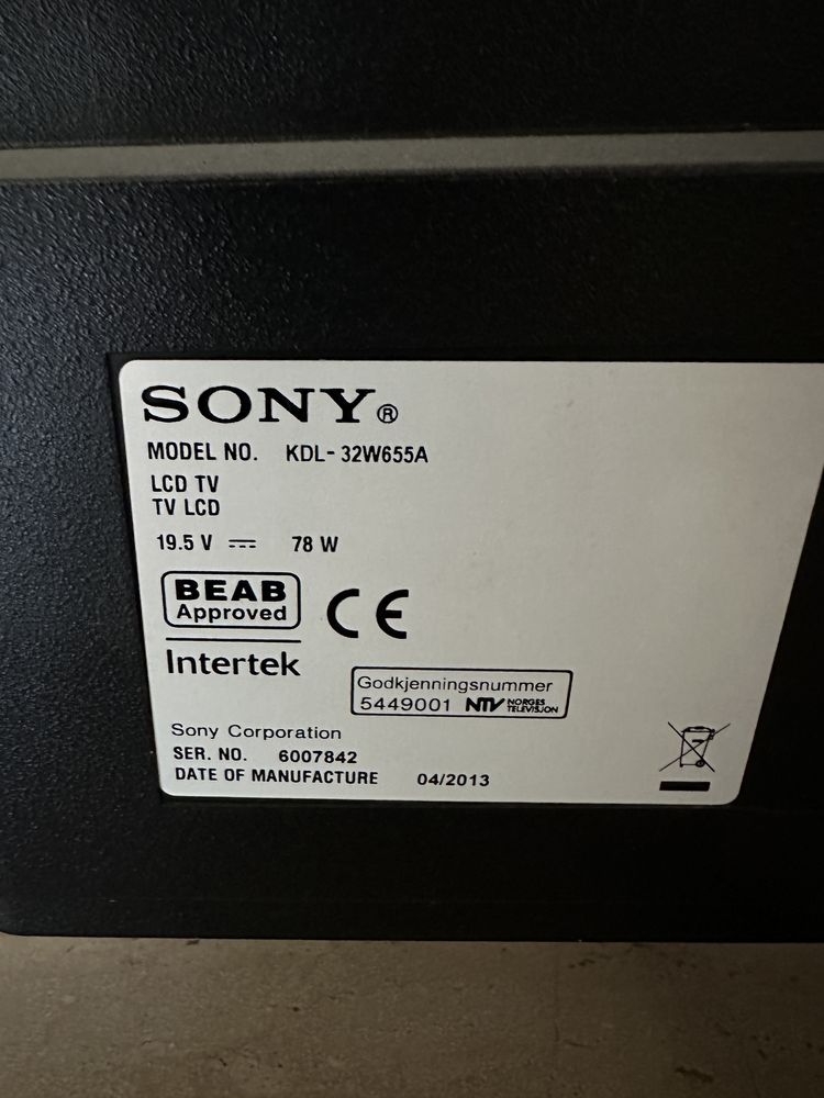 TV Sony KDL 32W655A