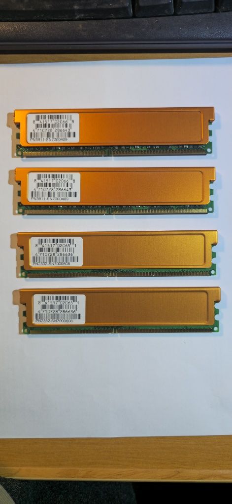 Pamięci RAM GeIL 3GB DDR2 800MHz CL4-4-4-12 komplet