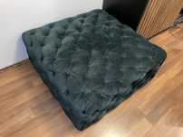 Zjawiskowa pufa kanapa Sofaroom Chesterfield zielona 103x103 madeIN PL