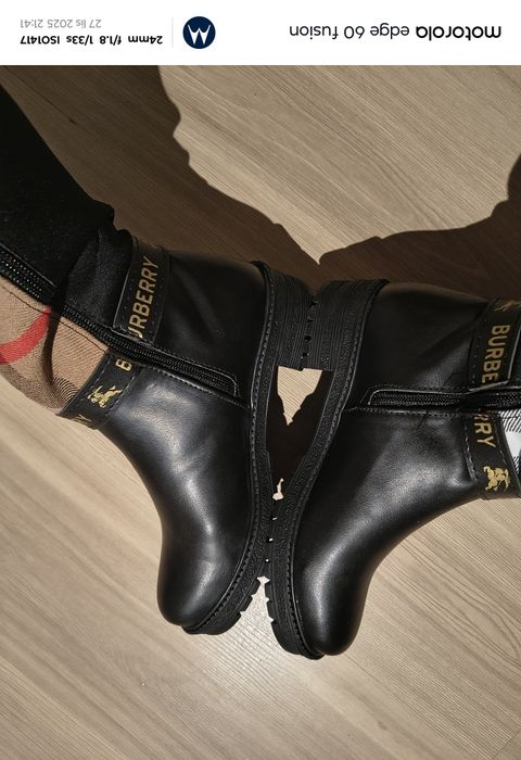 Kozaki damskie BURBERRY