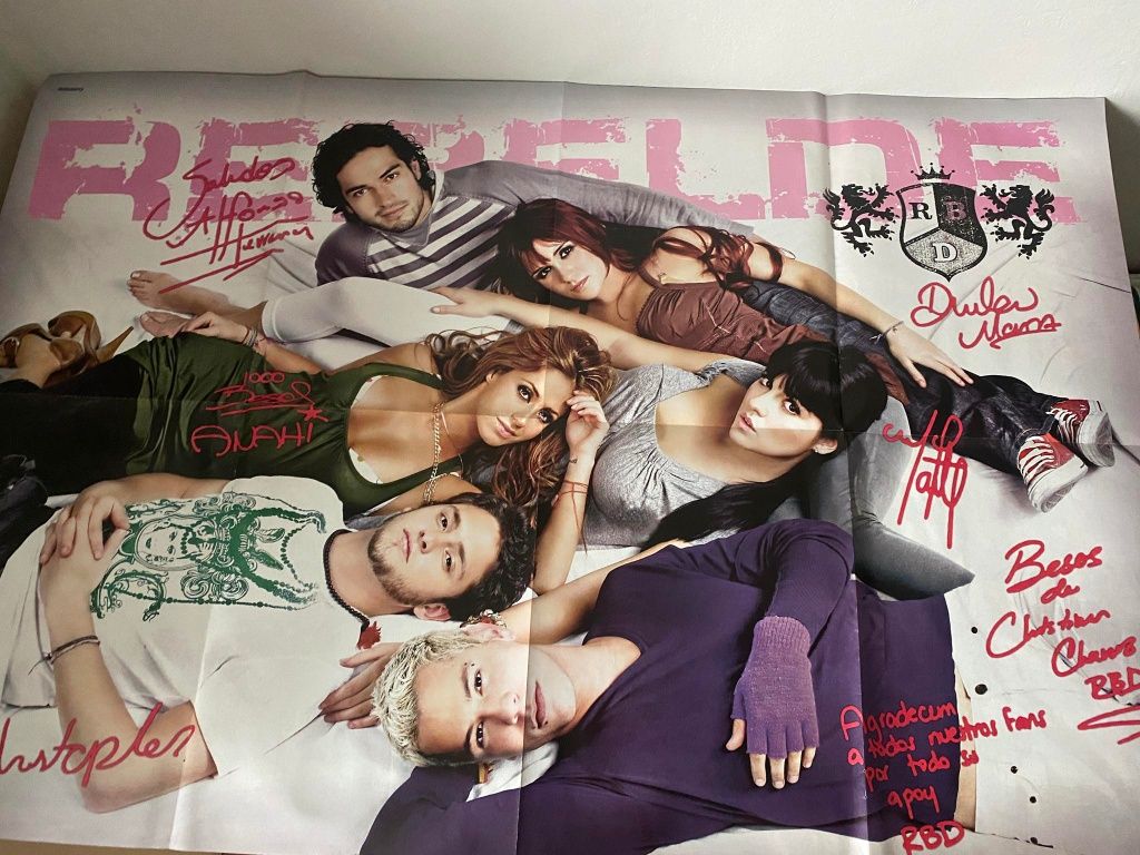 Giga plakat Jonas Brothers I Rebelde Zbuntowani RBD