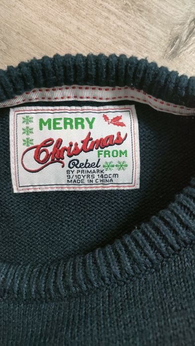 Sweterek Santa metry christmas święta top cool for yule