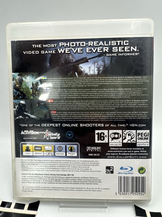 Call Of Duty 4 Modern Warfare Ps3 Gwarancja