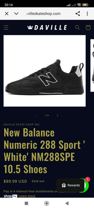 Чоловічі кросівки New Balance NM288 SPE