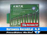 Klucze płasko-oczkowe 8-22mm 12el CrV Klucze torx klucze calowe klucze