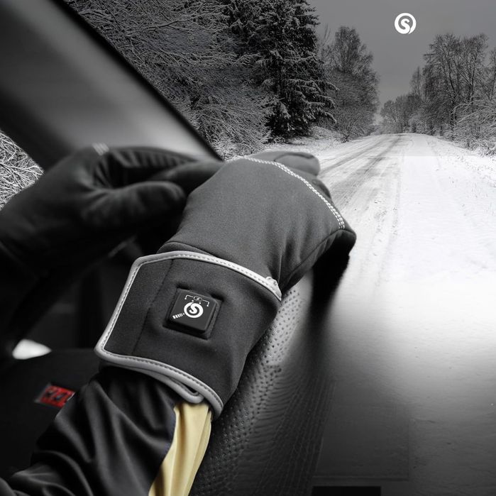 Rękawice Grzewcze Zimowe Cienkie Sportowe SAVIOR HEAT 2200mAh XL/XXL