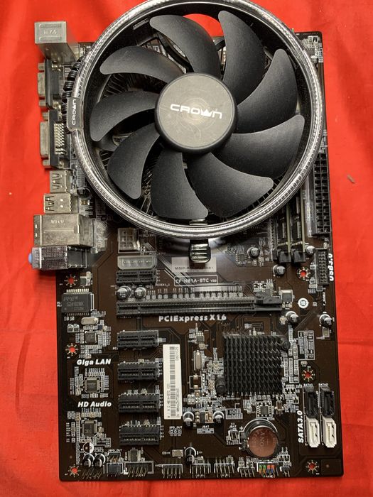 i5-4590/colorful h81a-BTC/2x8 gb/ кулер crown