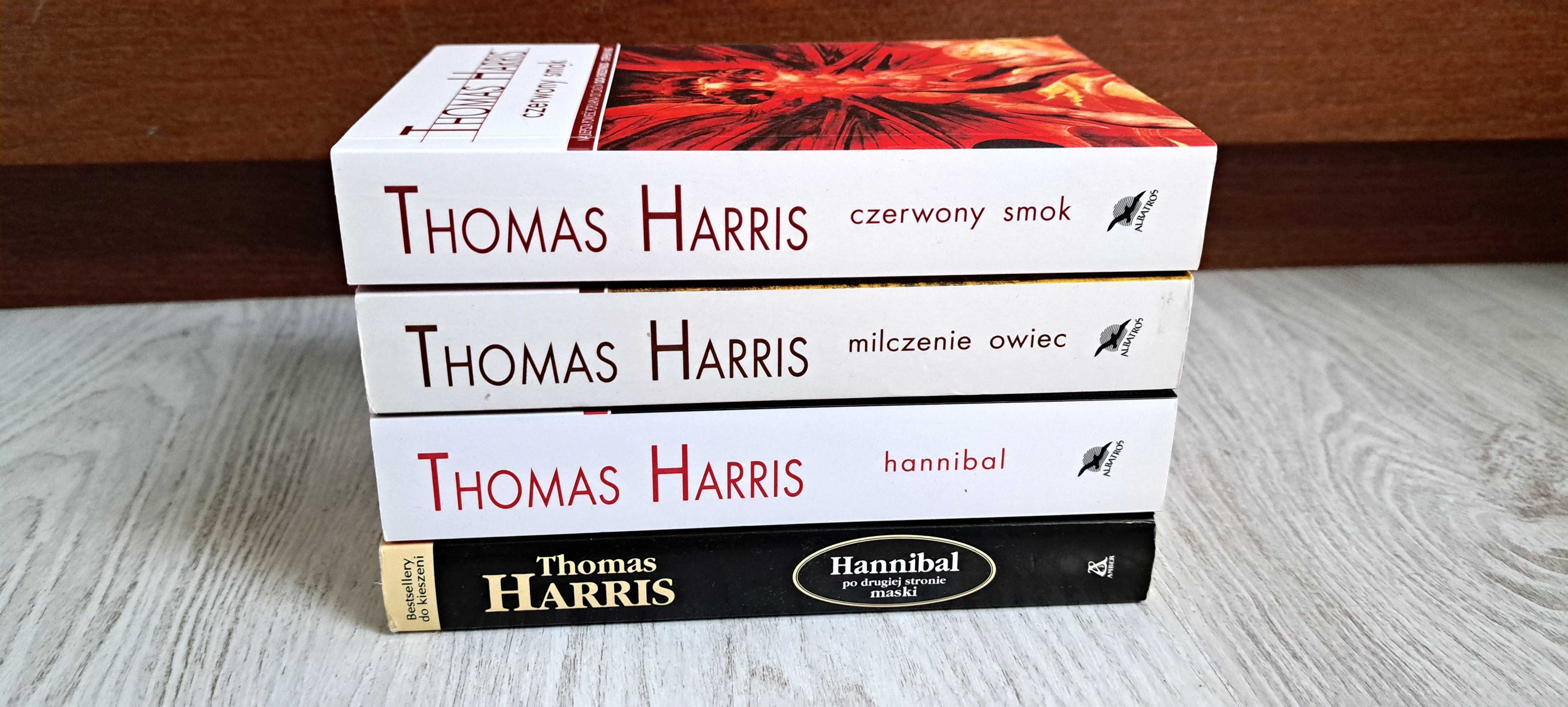 4x Thomas Harris Hannibal Po drugiej + Milczenie owiec + Czerwony smok