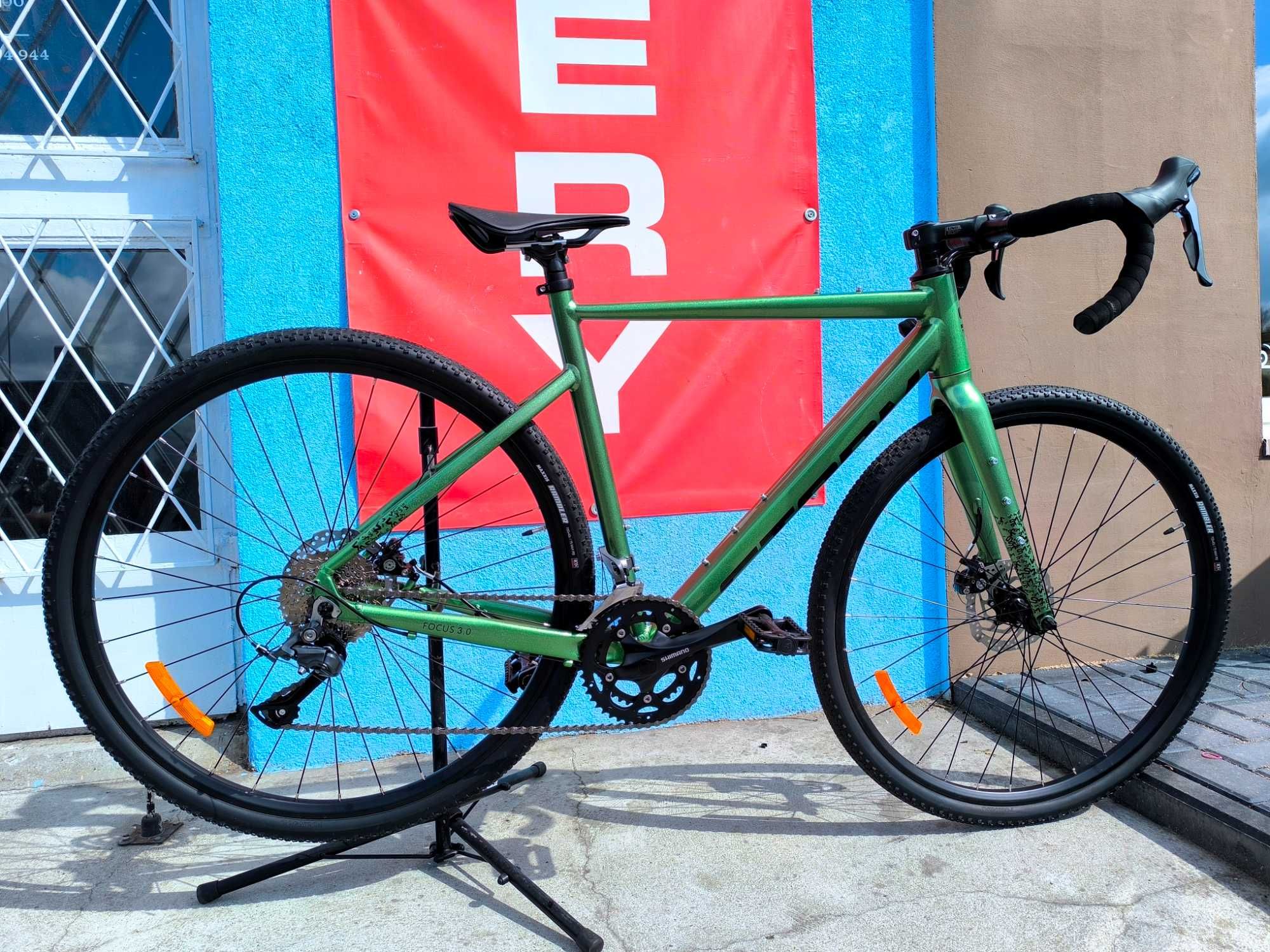 *PIĘKNY GRAVEL* STORM FOCUS 3.0 Roz. 54cm Shimano CLARIS 2x8 Maxxis!