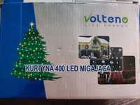 Kurtyna 400 LED migająca lampki świąteczne