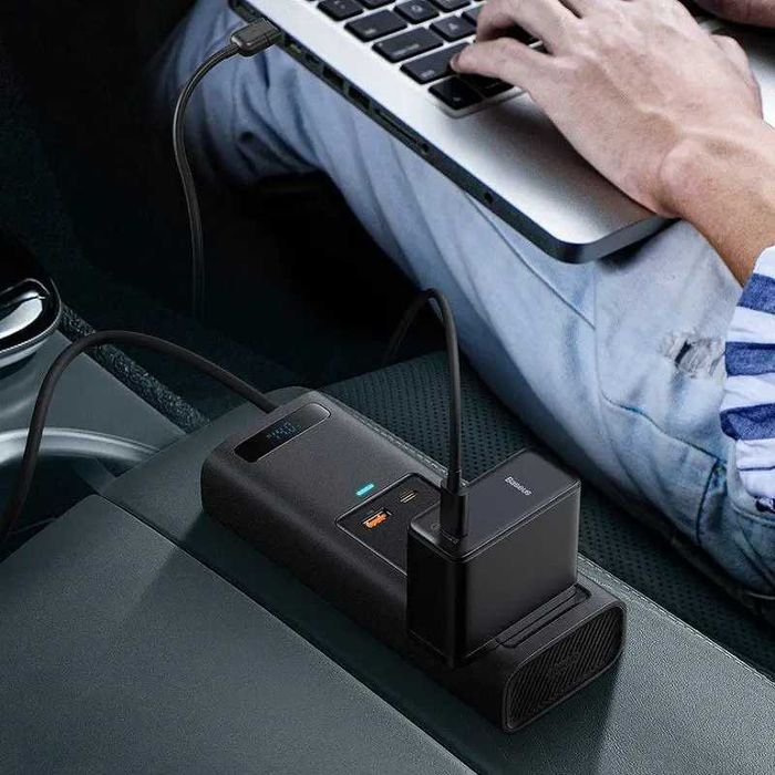 Ціни дешевше AliExpress - Інвертор Baseus Inverter 12V 220V - 150W