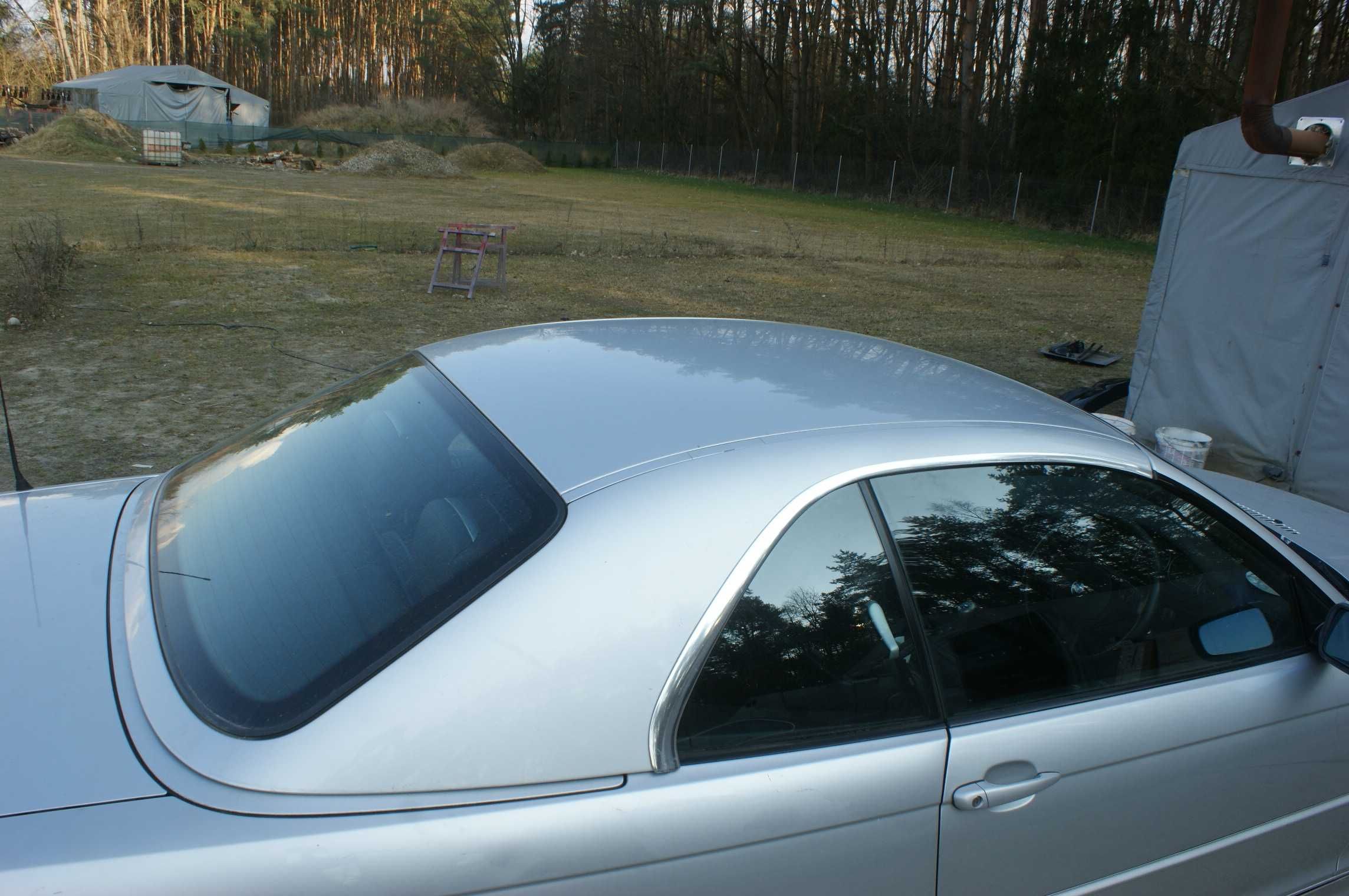 Bmw e46 cabrio sztywny dach hardtop titan silber