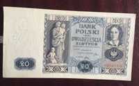 banknot 20 zł 1936r. seria AB