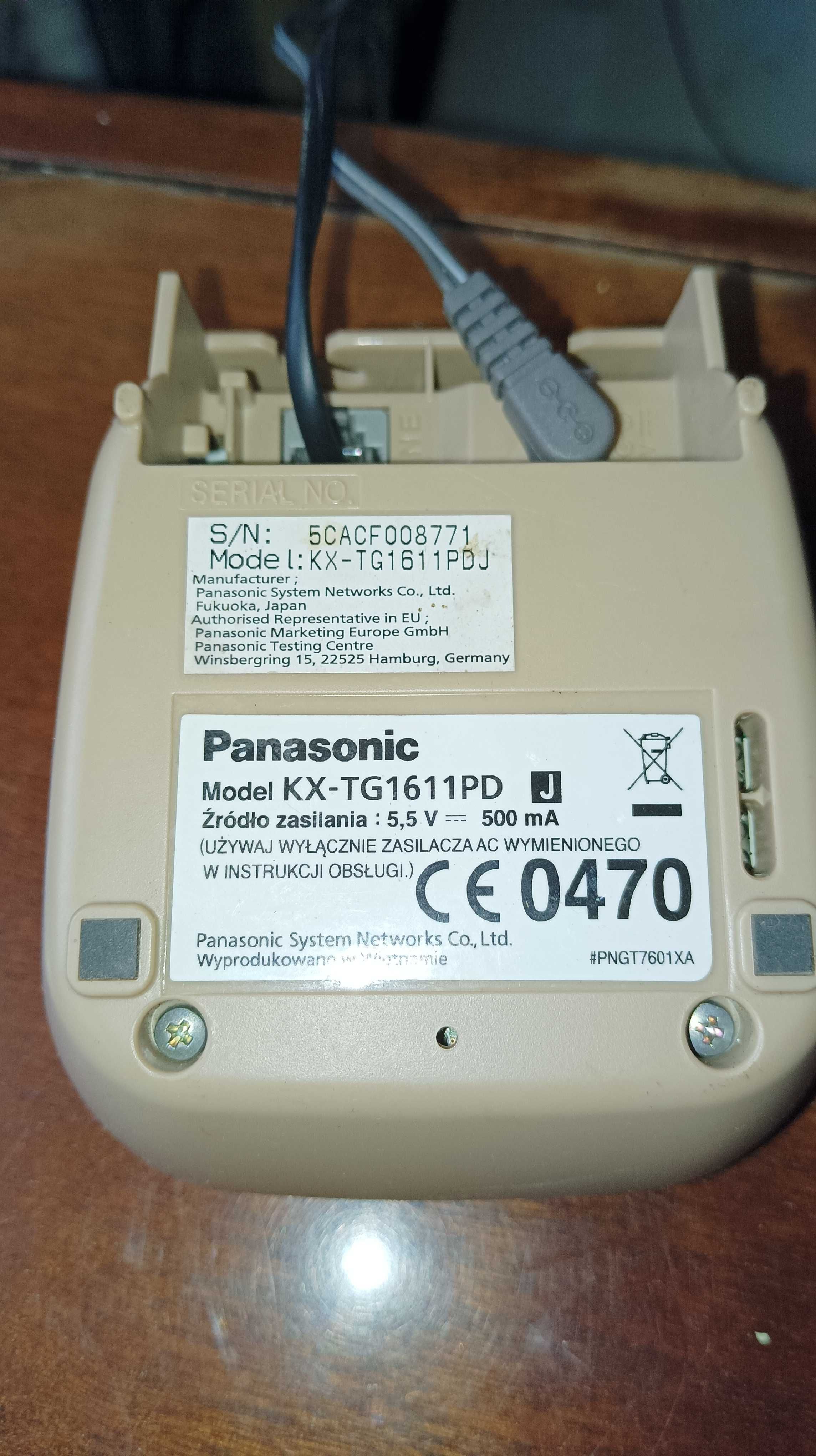 Telefon  Panasonic KX-TG1611PD