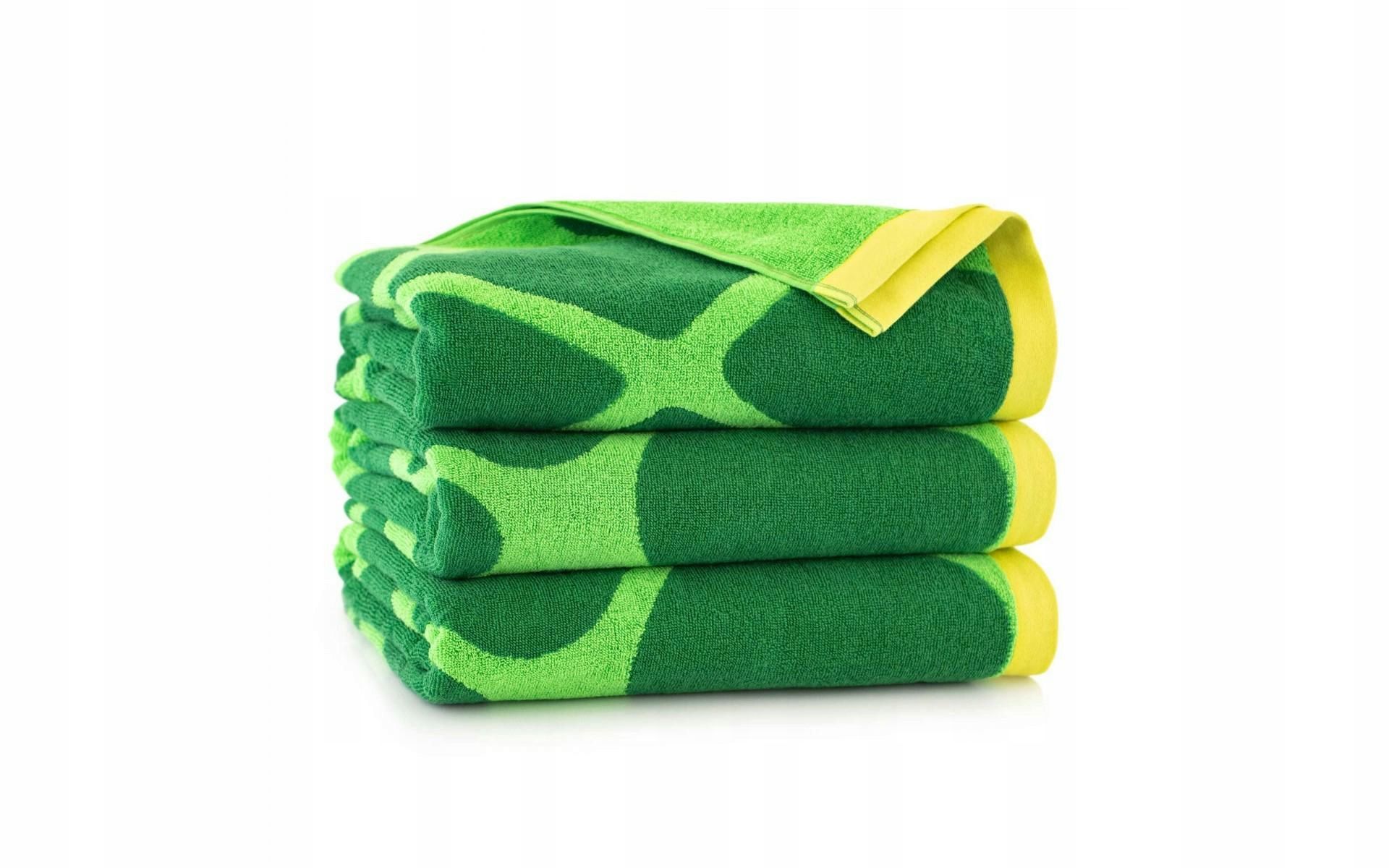 Ręcznik plażowy 100x160 Ananas zielony