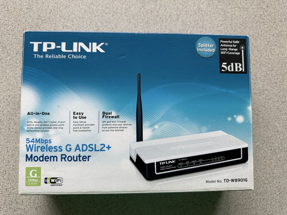 Modem/router ADSL TP-Link TD-W8901G
