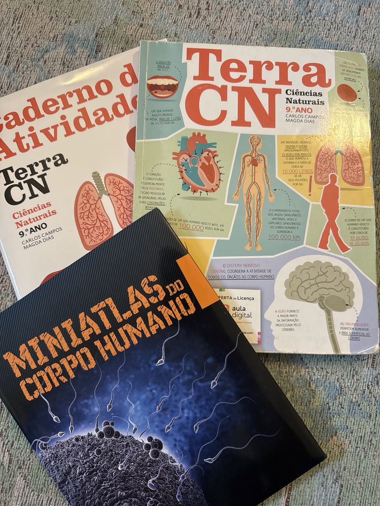 Livro Escolar 9 Ano Coencias Naturais - Terra CN