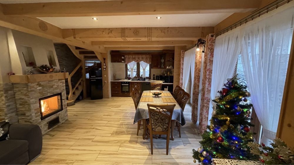 Domek Zakopiański LUX kominek wynajem noclegi wakacje wypoczynek Góry