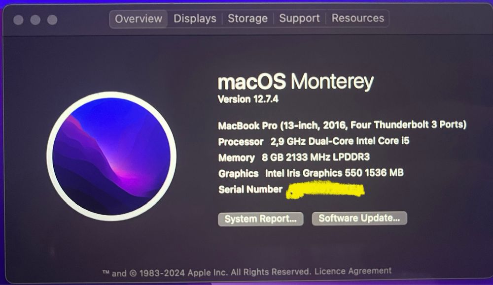 MacBook Pro 13” A1706 – do wymiany ekranu