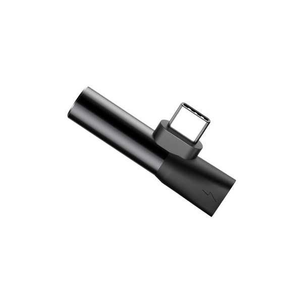 Baseus Audio Converter  USB-C na port USB-C gniazdo słuchawkowe 3,5 mm
