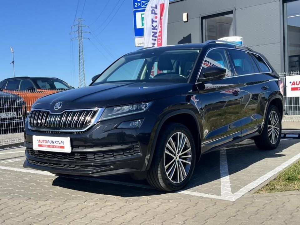 Skoda Kodiaq L&K, 2021r. || 4X4 || FV23% || Bezwypadkowy || Skóry || 7os.