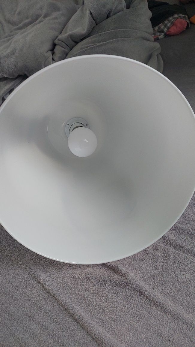 Jak nowa Lampa wisząca biała klosz 35cm
