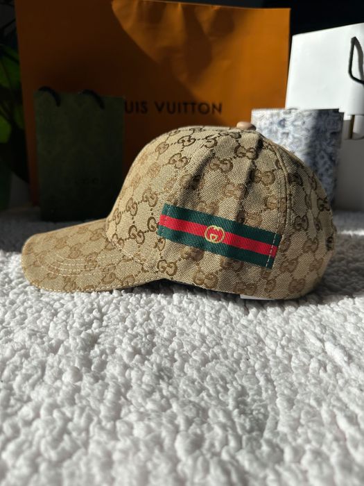 Czapka z daszkiem Gucci monogram Logo nowa