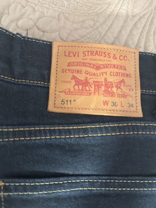 Продам оригінальні джинси Levis 511 30/34