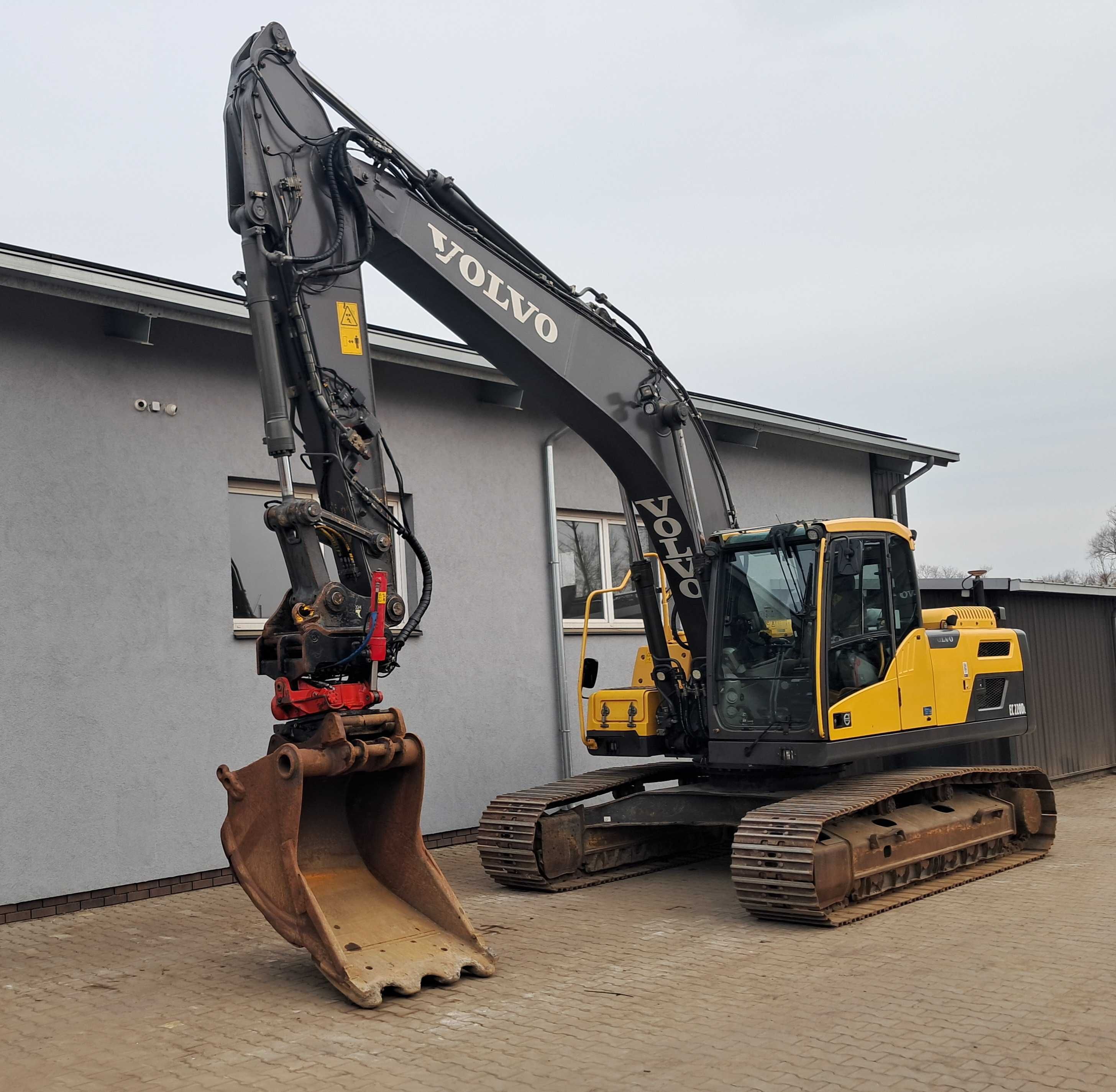 VOLVO EC220 DL Rototilt Indexator GPS 3D Leica Niwelacja Terenu