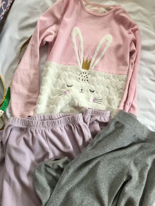 Piżama, 9-10 lat, spodnie 2 pary,bluzka